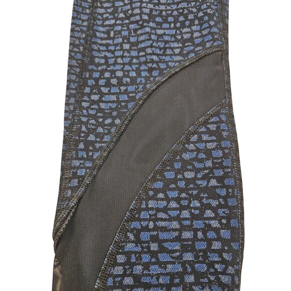 Lululemon Inspire Tight II Shatter Weave Desert Teal Alberta Lake / Black sz 4 - Picture 6 of 12